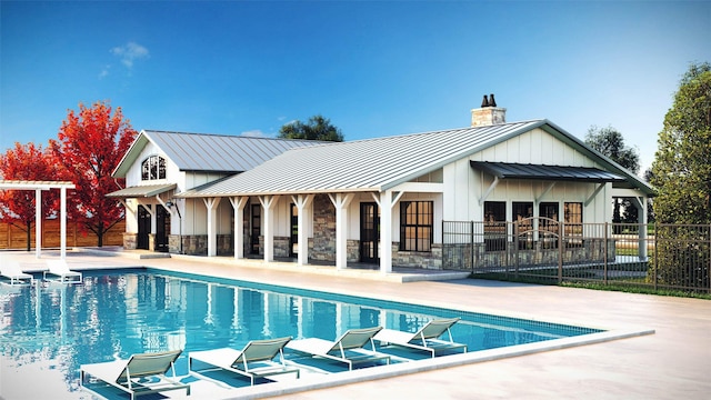 1615 Sweetwater Way, Celina, TX 75009 - view of swimming pool featuring a patio area
