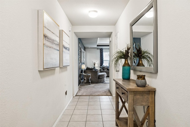 2224 Heaton St, Forney, TX 75126 - corridor with light tile patterned floors and baseboards