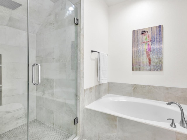 4344 Kestrel Way, Carrollton, TX 75010 - full bathroom with a bath and a stall shower