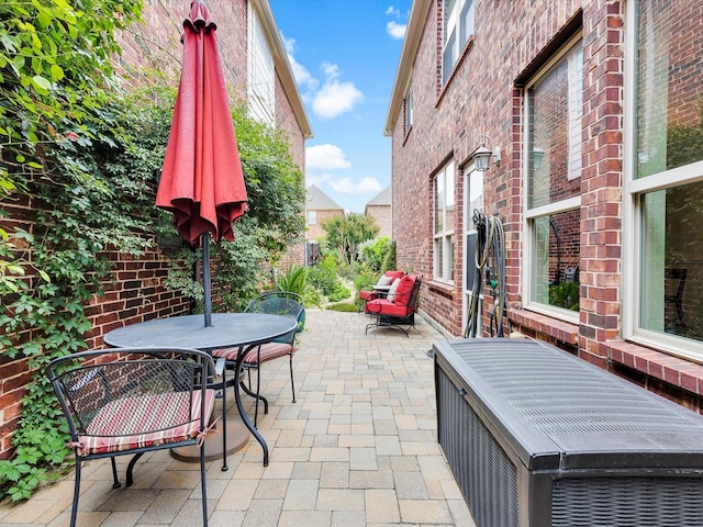 4344 Kestrel Way, Carrollton, TX 75010 - view of patio featuring outdoor dining space