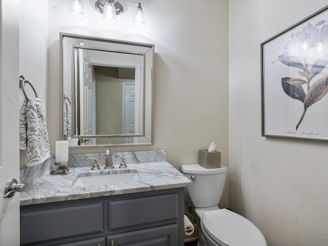 6301 Bermuda Dunes Dr, Plano, TX 75093 - bathroom featuring toilet and vanity