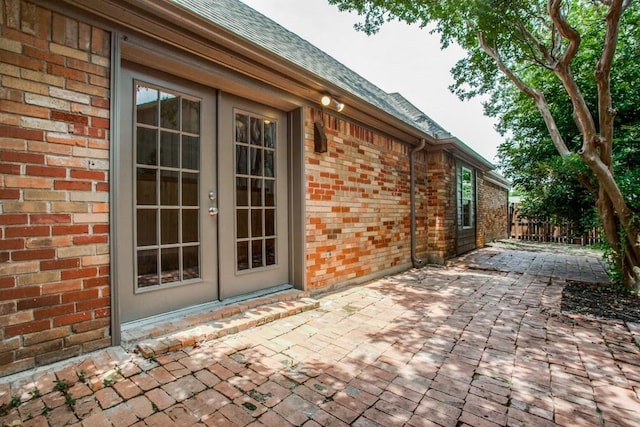 10630 Sandpiper Ln, Dallas, TX 75230 - view of patio with french doors