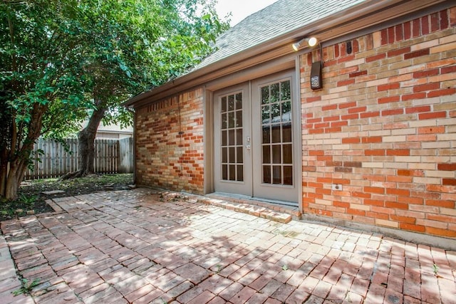 10630 Sandpiper Ln, Dallas, TX 75230 - view of patio featuring french doors
