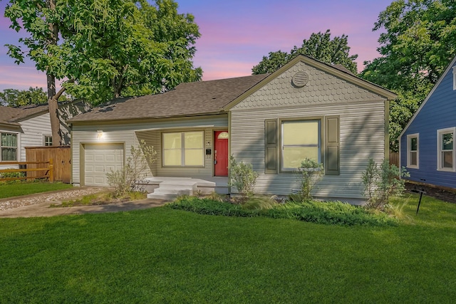 8726 San Fernando Way, Dallas, TX 75218 - view of front of house with an attached garage and driveway