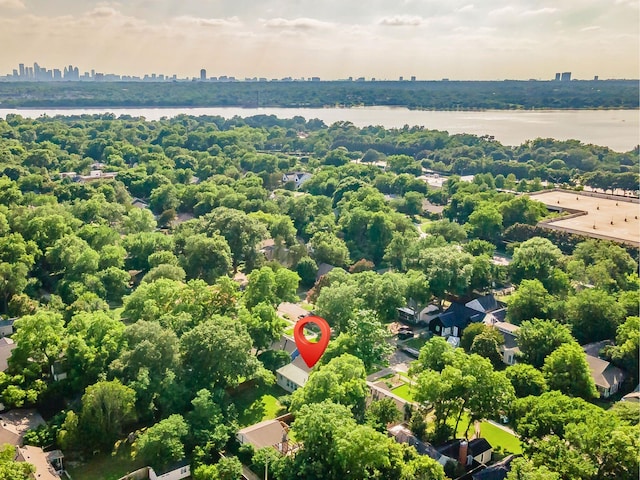 8726 San Fernando Way, Dallas, TX 75218 - drone / aerial view of a large body of water