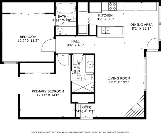7340 Skillman St Unit 1207, Dallas, TX 75231 - property floor plan