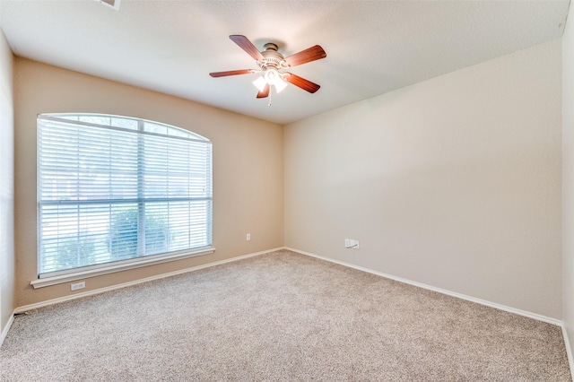 1117 Red Hawk Dr, Frisco, TX 75033 - carpeted spare room with a ceiling fan and baseboards