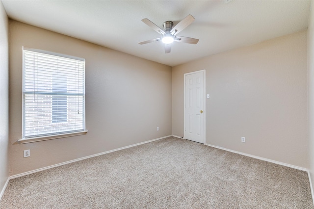 1117 Red Hawk Dr, Frisco, TX 75033 - carpeted empty room featuring ceiling fan and baseboards