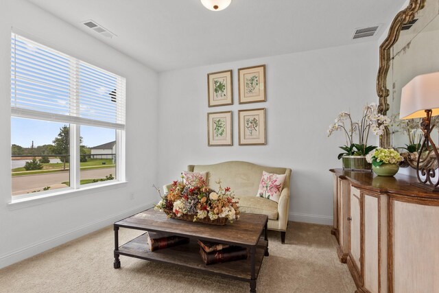 2788 Walker Way, Northlake, TX 76247 - living area with carpet and baseboards