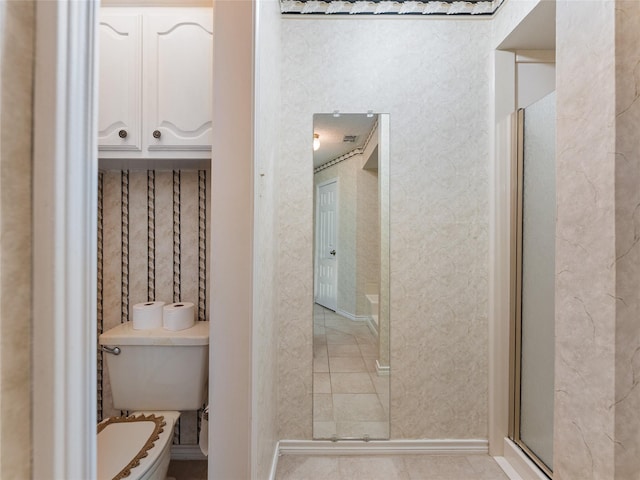 211 Indian Trace Ln, Waxahachie, TX 75165 - bathroom featuring toilet and a shower stall