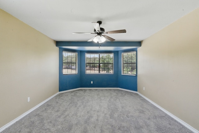 11720 Lavender Ave, Azle, TX 76020 - unfurnished room featuring carpet, a ceiling fan, and baseboards