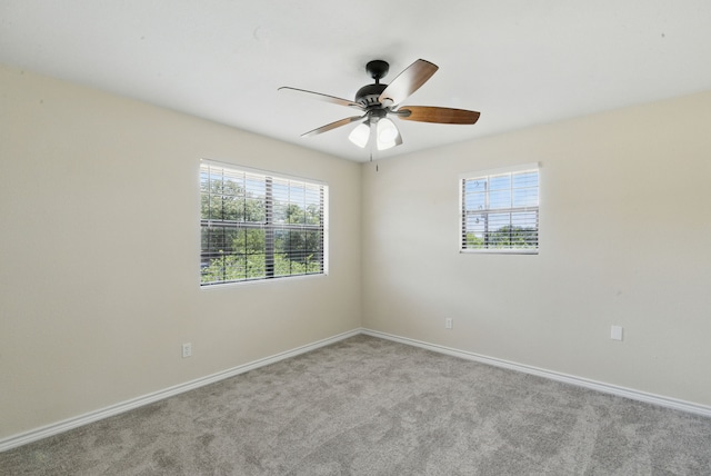 11720 Lavender Ave, Azle, TX 76020 - carpeted spare room featuring plenty of natural light, baseboards, and a ceiling fan