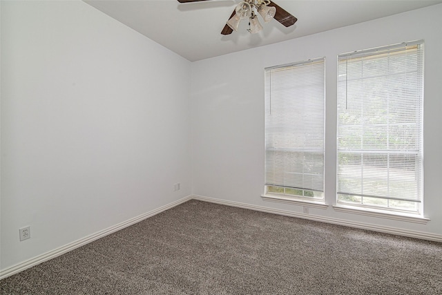 3308 Corn Valley Rd, Grand Prairie, TX 75052 - carpeted spare room with a ceiling fan and baseboards
