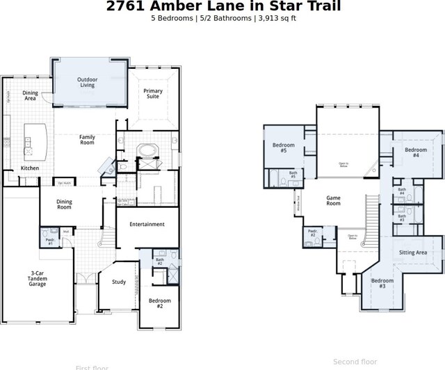 2761 Amber Ln, Prosper, TX 75078 - room layout