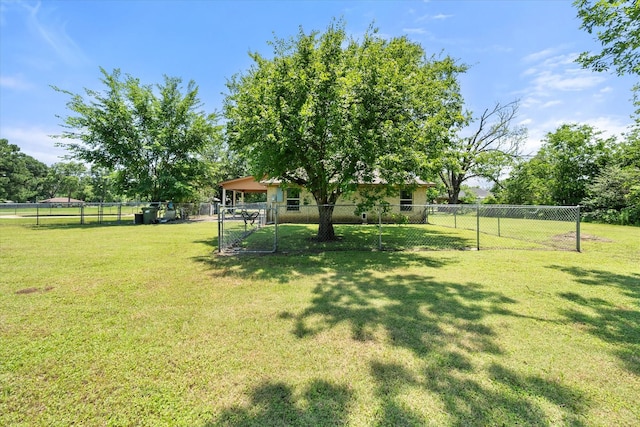 604 Donna Cir, Kerens, TX 75144 - view of yard featuring a gate
