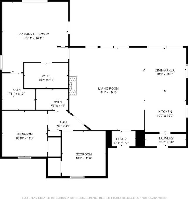 111 Christopher Dr, Cooper, TX 75432 - floor plan / room layout