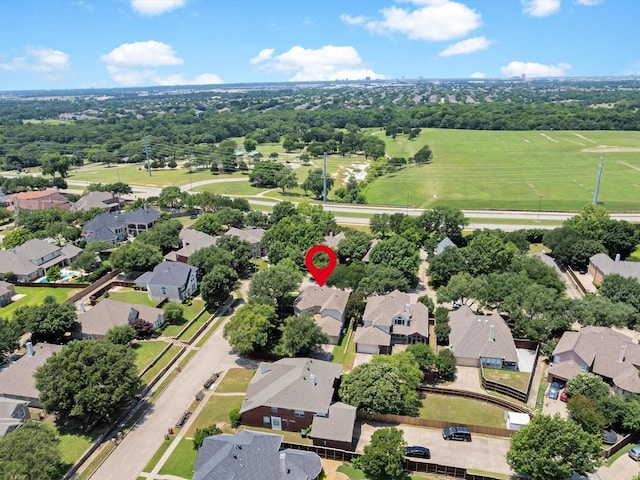2832 Lincolnshire Dr, Richardson, TX 75082 - aerial view of residential area