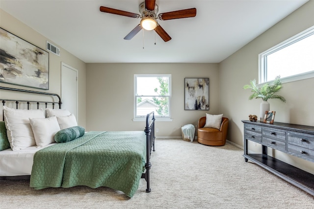13841 Far Hills Ln, Dallas, TX 75240 - bedroom featuring carpet floors and ceiling fan