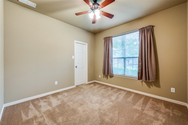3500 Corkwood Dr, Frisco, TX 75033 - unfurnished room with carpet floors, baseboards, and ceiling fan