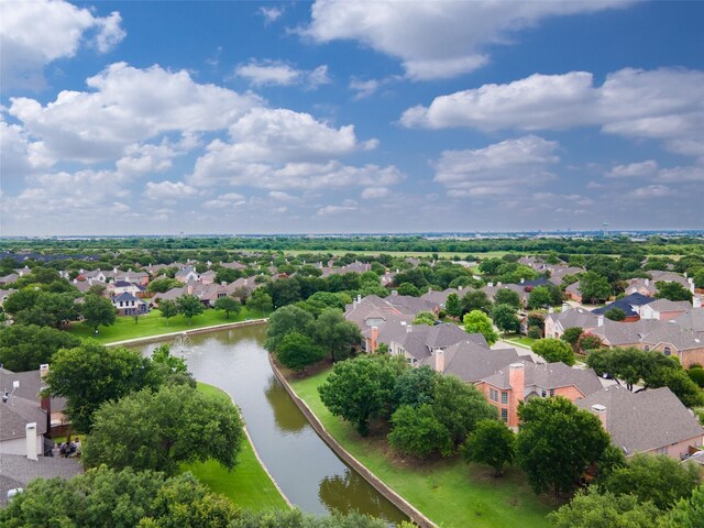 8635 Forest Glen Dr, Irving, TX 75063 - aerial perspective of suburban area with a nearby body of water