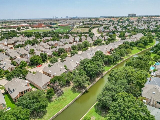 8635 Forest Glen Dr, Irving, TX 75063 - aerial view of residential area featuring a nearby body of water