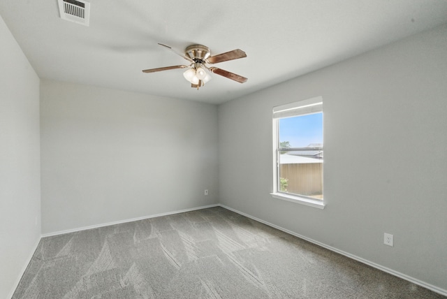 109 Pedernales Dr, New Fairview, TX 76078 - spare room featuring a ceiling fan, carpet, and baseboards