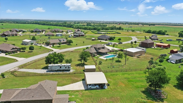 109 Pedernales Dr, New Fairview, TX 76078 - overview of rural landscape with nearby suburban area