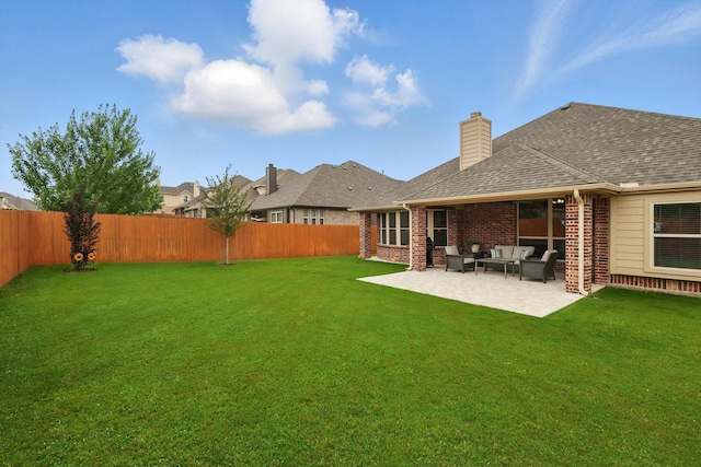 4324 Ashburn Way, Fort Worth, TX 76244 - view of yard featuring outdoor lounge area and a patio
