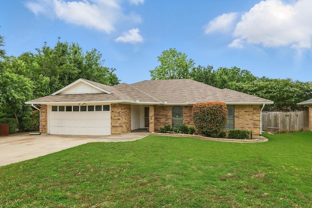 7616 Teresa Ct, North Richland Hills, TX 76182 - ranch-style home featuring an attached garage, driveway, and brick siding