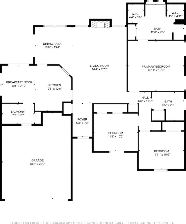 7616 Teresa Ct, North Richland Hills, TX 76182 - home floor plan