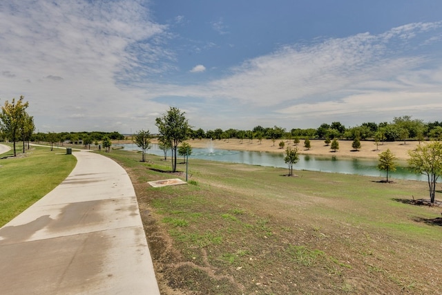 612 Long Trl, Mansfield, TX 76063 - view of community with a water view and a yard