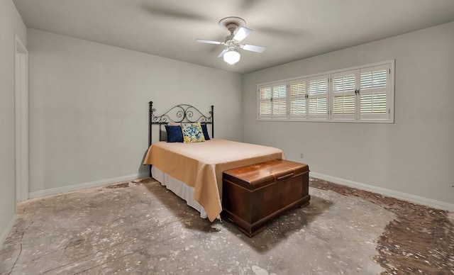 2832 Wooded Acres Dr, Waco, TX 76710 - bedroom with baseboards and ceiling fan