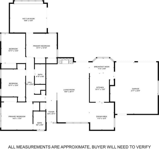2832 Wooded Acres Dr, Waco, TX 76710 - property floor plan