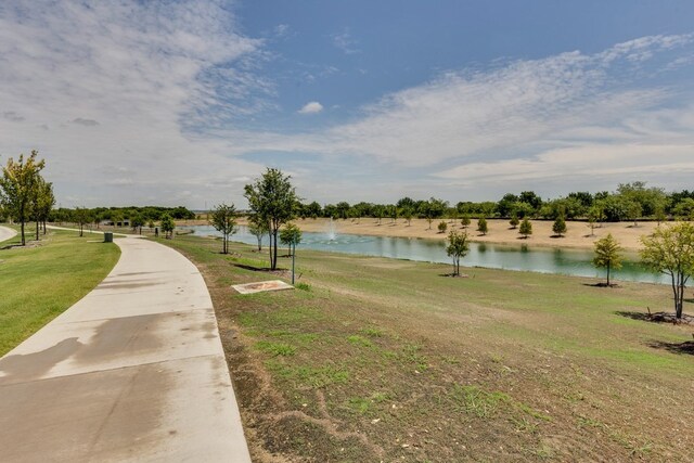 2903 Long Trl, Mansfield, TX 76063 - view of community with a water view and a yard
