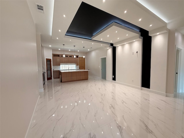 2815 Pall Mall Ave, Dallas, TX 75241 - view of front of home with stone siding, concrete driveway, a garage, and cooling unit