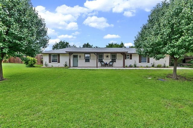 208 E 7th St, Prosper, TX 75078 - ranch-style house with a porch