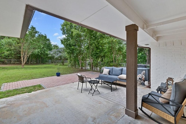 208 E 7th St, Prosper, TX 75078 - view of patio with an outdoor hangout area