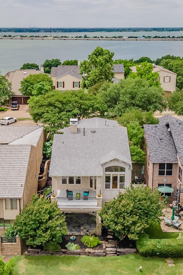 11 Intrepid Cir, Rockwall, TX 75032 - aerial perspective of suburban area with a large body of water