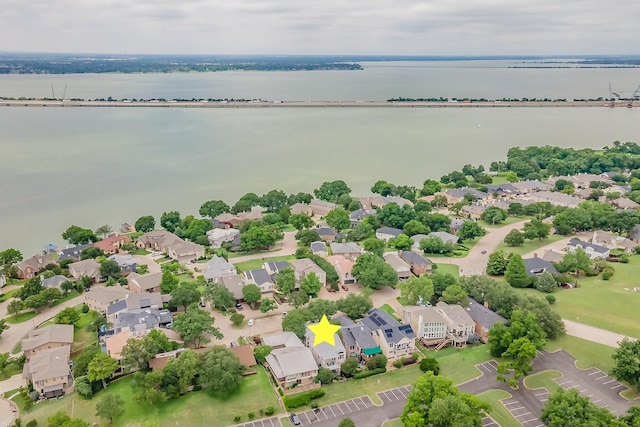 11 Intrepid Cir, Rockwall, TX 75032 - aerial view of residential area featuring a large body of water