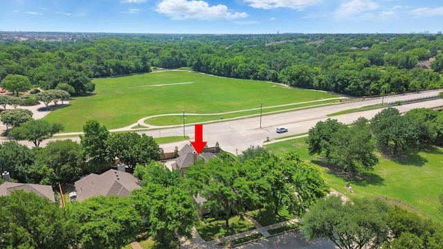 529 Colgate Dr, Allen, TX 75013 - drone / aerial view of a heavily wooded area