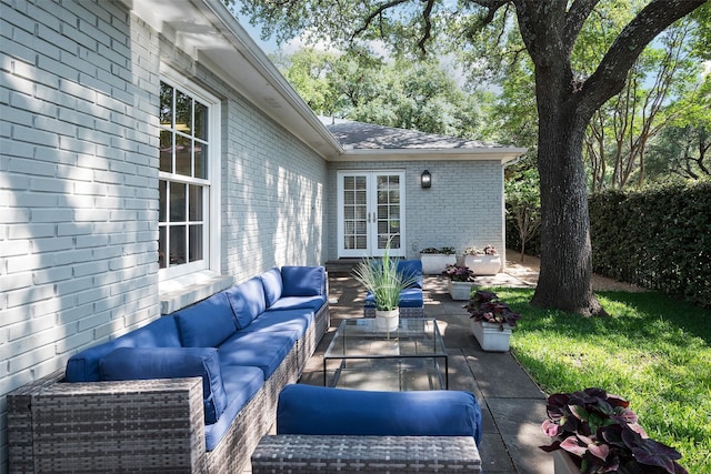 4684 Belclaire Ave, Highland Park, TX 75209 - view of patio featuring outdoor lounge area