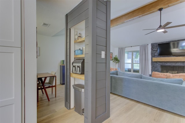 1201 Oakhurst Dr, Southlake, TX 76092 - corridor featuring light wood-style floors