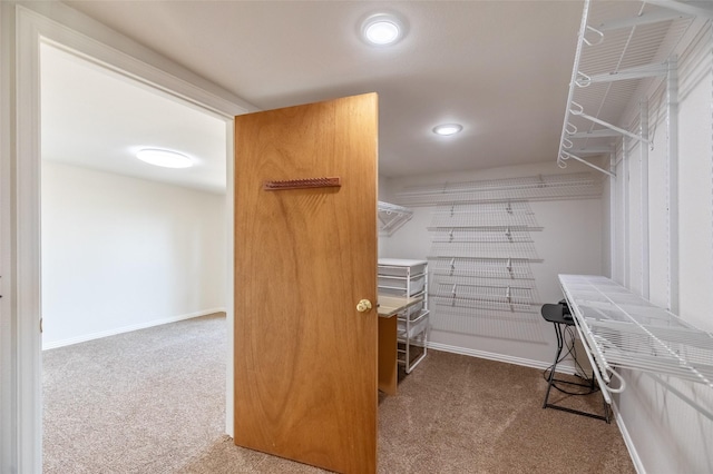 4624 County Road 206, Breckenridge, TX 76424 - walk in closet featuring carpet