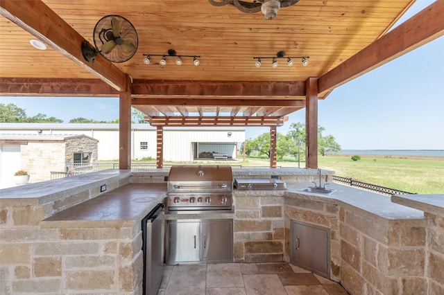 4624 County Road 206, Breckenridge, TX 76424 - view of patio