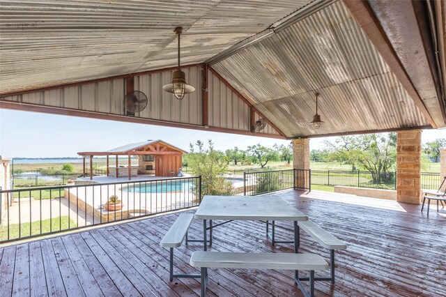 4624 County Road 206, Breckenridge, TX 76424 - view of deck
