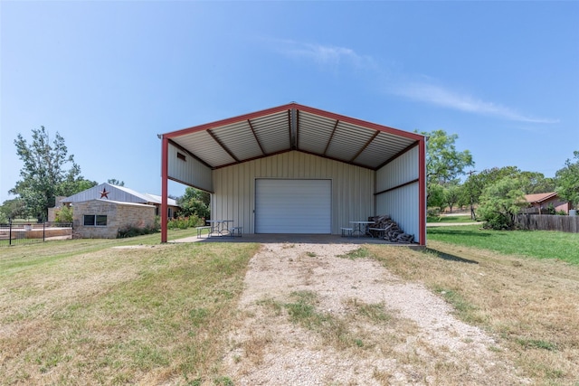 4624 County Road 206, Breckenridge, TX 76424 - view of outbuilding with driveway