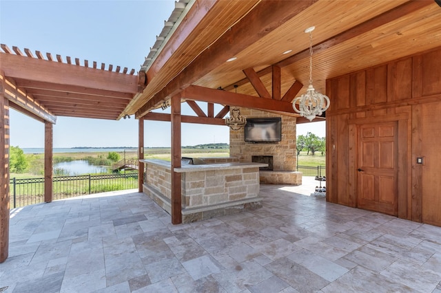 4624 County Road 206, Breckenridge, TX 76424 - view of patio