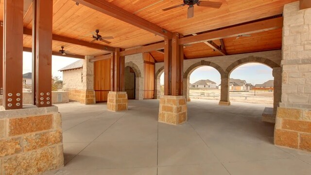 4626 Rillstone Rd, Midlothian, TX 76065 - view of patio with a ceiling fan