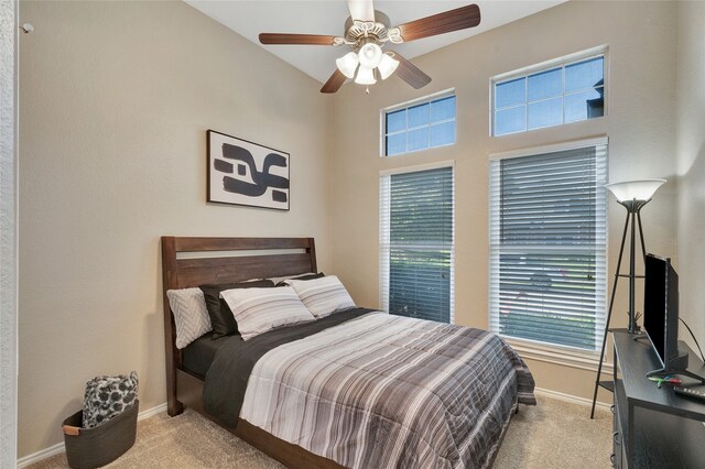 2700 Rochelle Dr, Mckinney, TX 75070 - bedroom with carpet flooring, baseboards, and ceiling fan