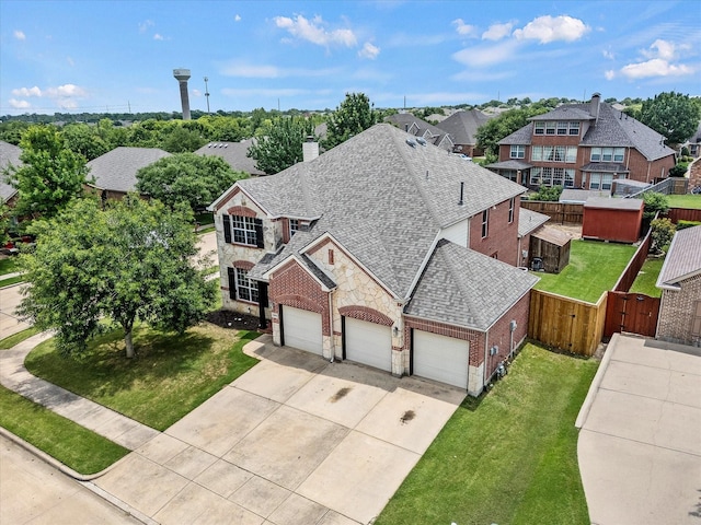 204 Leonard Way, Fate, TX 75087 - aerial view of residential area